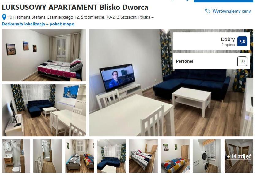 Luksusowy Apartament Przy Dworcu Stettino Esterno foto